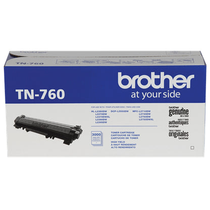Toner Brother TN760 Alto Rendimiento Color Negro