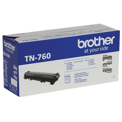 Toner Brother TN760 Alto Rendimiento Color Negro