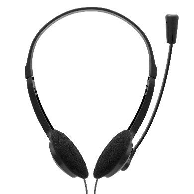 BRobotix 651497 audífono y auriculare Auriculares Alámbrico Diadema Llamadas/Música Negro