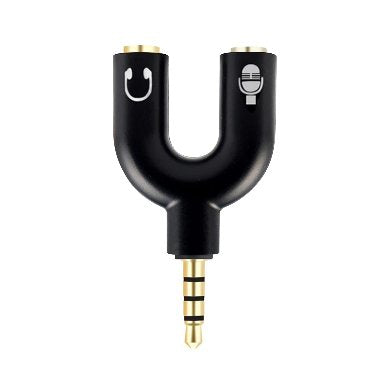 BRobotix 181802-2 divisor de audio Negro