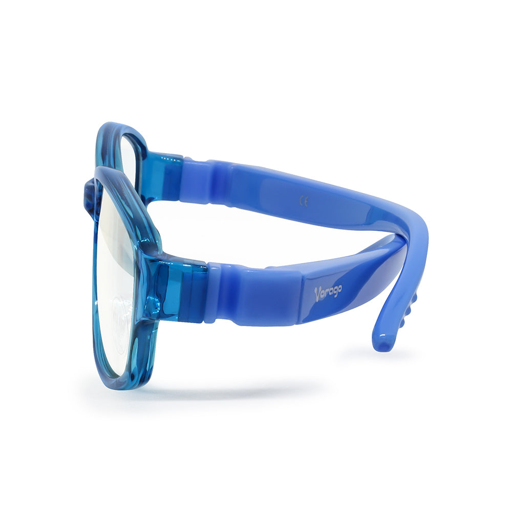 Lentes Gamer Vorago KG-200 Kids PC/Tablet Anti Luz Azul Estuche Color Azul