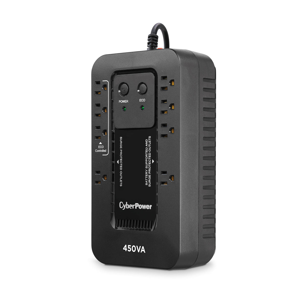 CyberPower EC450G sistema de alimentación ininterrumpida (UPS) En espera (Fuera de línea) 0.45 kVA 260 W 8 salidas AC