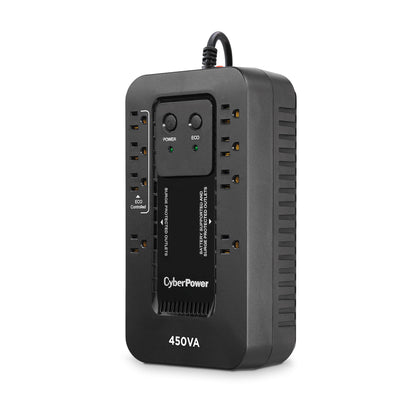 CyberPower EC450G sistema de alimentación ininterrumpida (UPS) En espera (Fuera de línea) 0.45 kVA 260 W 8 salidas AC