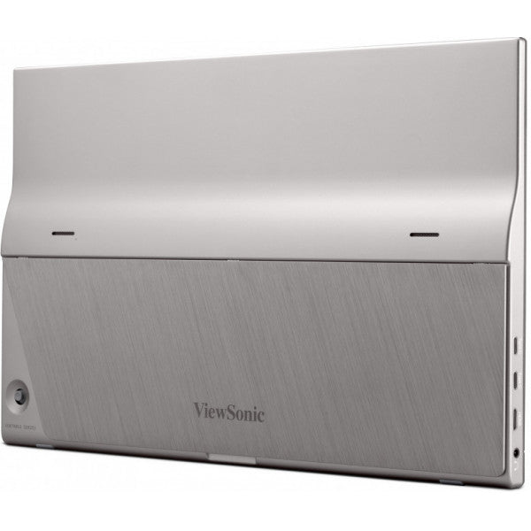 Viewsonic TD1655 monitor de computadora 39.6 cm (15.6") 1920 x 1080 Pixeles Full HD LED Pantalla táctil Multi-usuario Negro, Plata