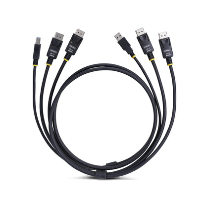 StarTech.com DDU1226-KVM-CABLE cable para video, teclado o ratón (KVM) Negro