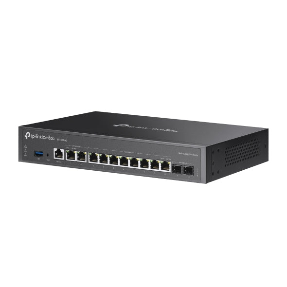TP-Link Omada ER7412-M2 enrutador 2.5 Gigabit Ethernet, Gigabit Ethernet Negro