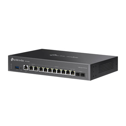 TP-Link Omada ER7412-M2 enrutador 2.5 Gigabit Ethernet, Gigabit Ethernet Negro