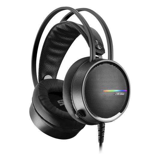 Diadema Vorago Gamer HS-502 Micrófono RGB Conector 3.5mm Color Negro