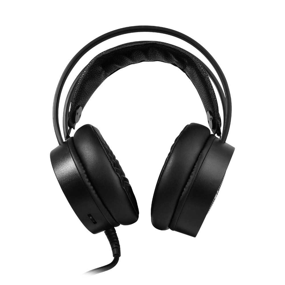 Diadema Vorago Gamer HS-502 Micrófono RGB Conector 3.5mm Color Negro