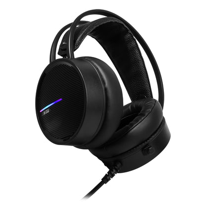 Diadema Vorago Gamer HS-502 Micrófono RGB Conector 3.5mm Color Negro