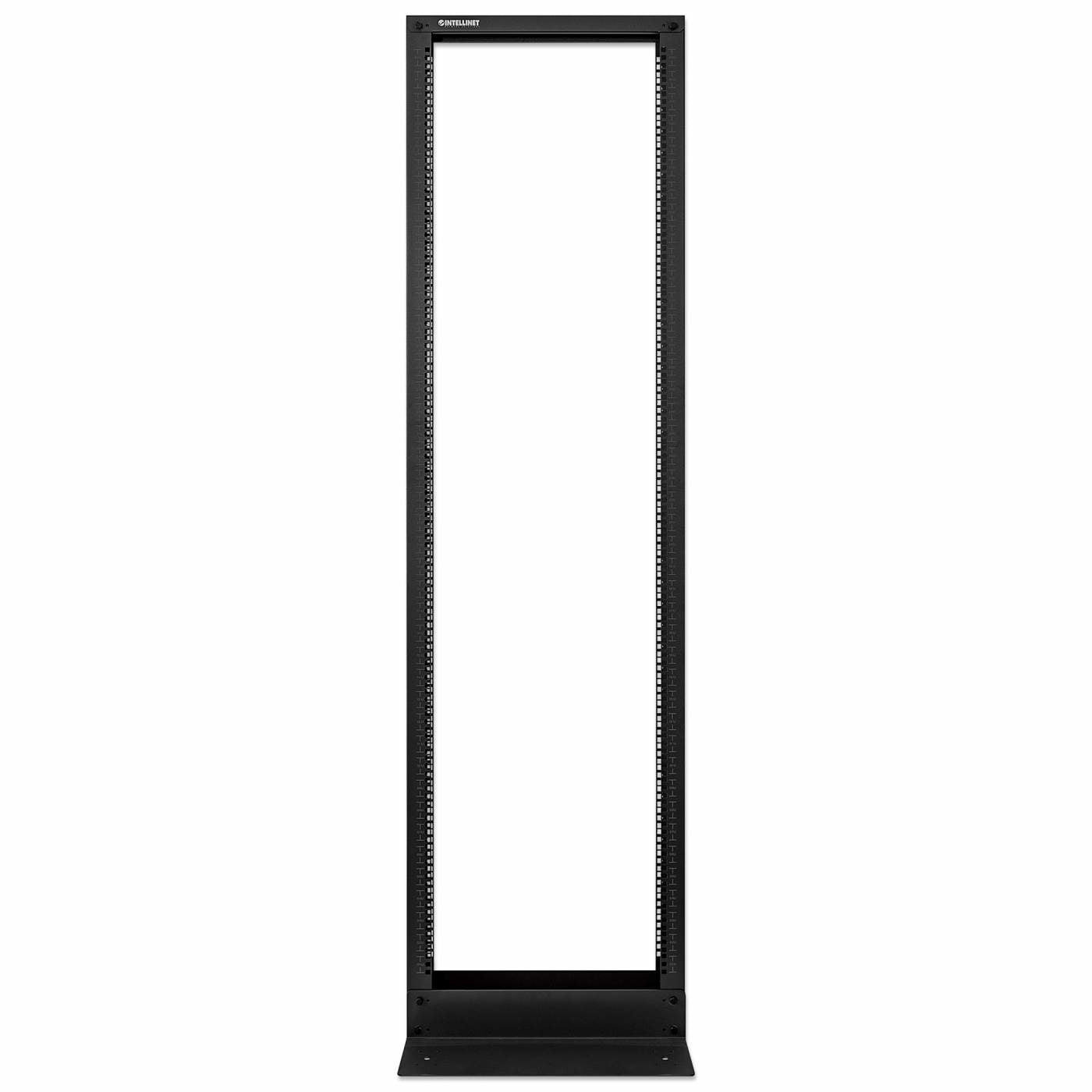 Rack Intellinet de Dos Postes 19" 42U Estándar Desarmado Flactpack Color Negro