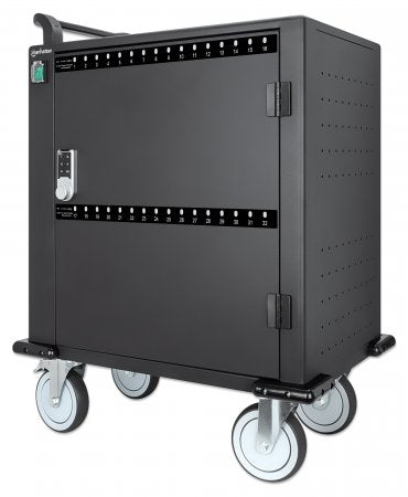 Gabinete de Carga MANHATTAN de 32 ptos USB-C puerta metal