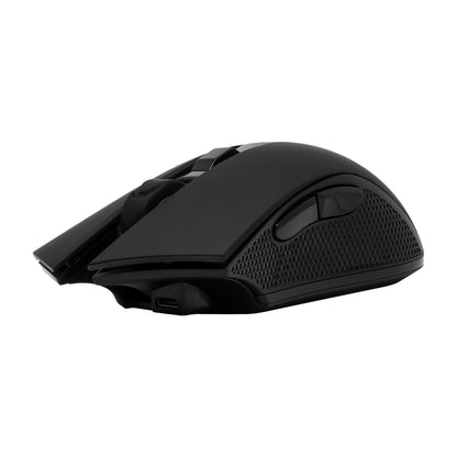 Mouse Vorago Start The Game MO-600 Inalámbrico 2400 dpi 6 Botones Recargable USB Color Negro