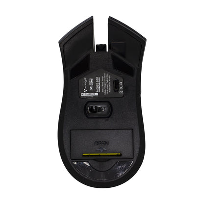 Mouse Vorago Start The Game MO-600 Inalámbrico 2400 dpi 6 Botones Recargable USB Color Negro