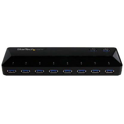 StarTech.com ST103008U2C nodo concentrador USB 3.2 Gen 1 (3.1 Gen 1) Type-B 5000 Mbit/s Negro