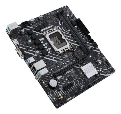 Tarjeta Madre Asus PRIME H610M-K D4 2xDDR4 64GB 3200Mhz PCIe 4.0 M.2 1xHDMI 1xD-Sub S 1700 12th 13th Gen mATX
