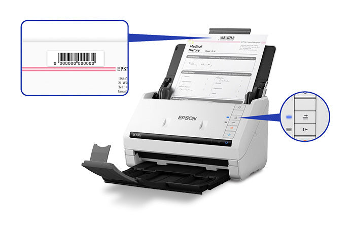 Epson WorkForce B11B261202 escáner Escáner alimentado con hojas 600 x 600 DPI A4 Blanco