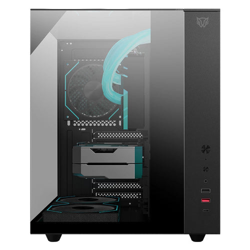 Gabinete Gamer Balam Rush Media Torre Tank Majestic 6600 Legend Negro