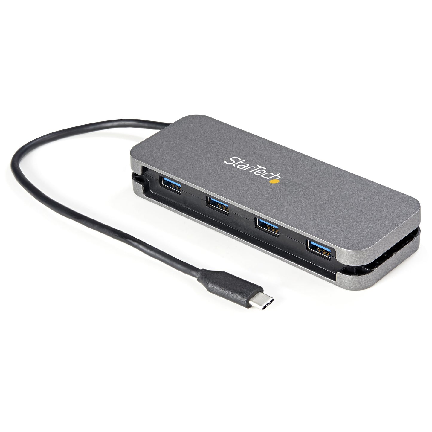 StarTech.com HB30CM4AB nodo concentrador USB 3.2 Gen 1 (3.1 Gen 1) Type-C 5000 Mbit/s Negro, Gris