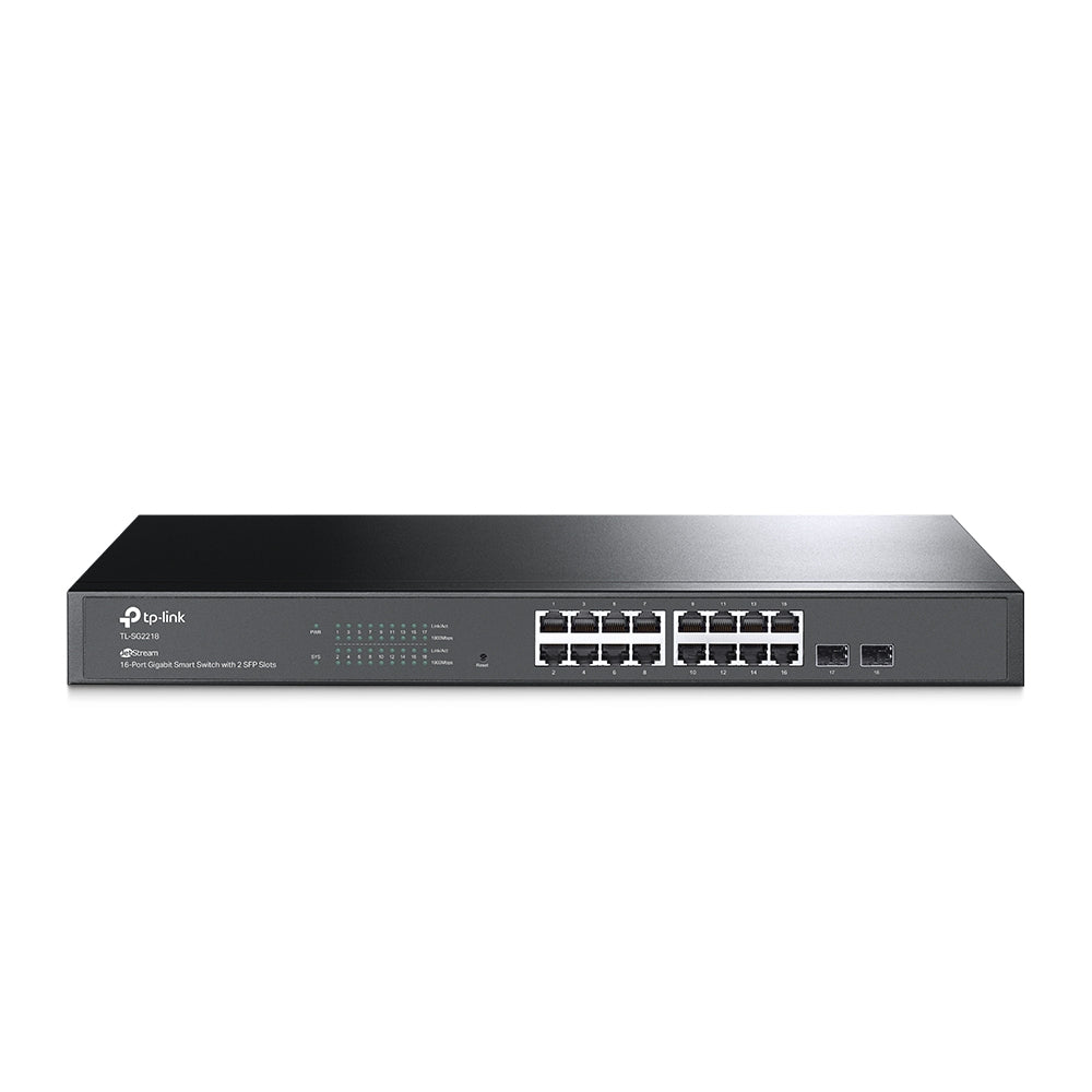 TP-Link JetStream TL-SG2218 dispositivo de redes Gestionado L2/L2+ Gigabit Ethernet (10/100/1000) 1U Negro