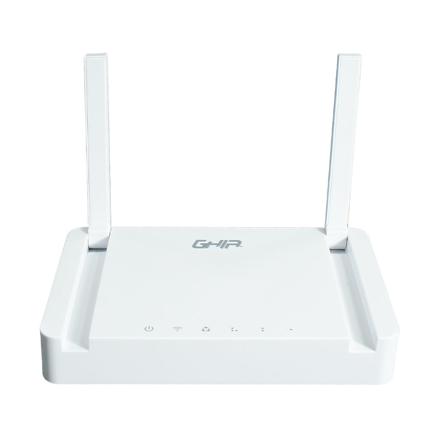 Ghia GNW-W2 router inalámbrico Ethernet rápido Banda única (2,4 GHz) Blanco