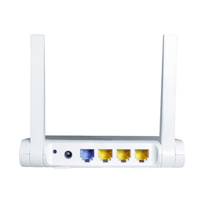 Ghia GNW-W1 router inalámbrico Ethernet rápido Banda única (2,4 GHz) Plata