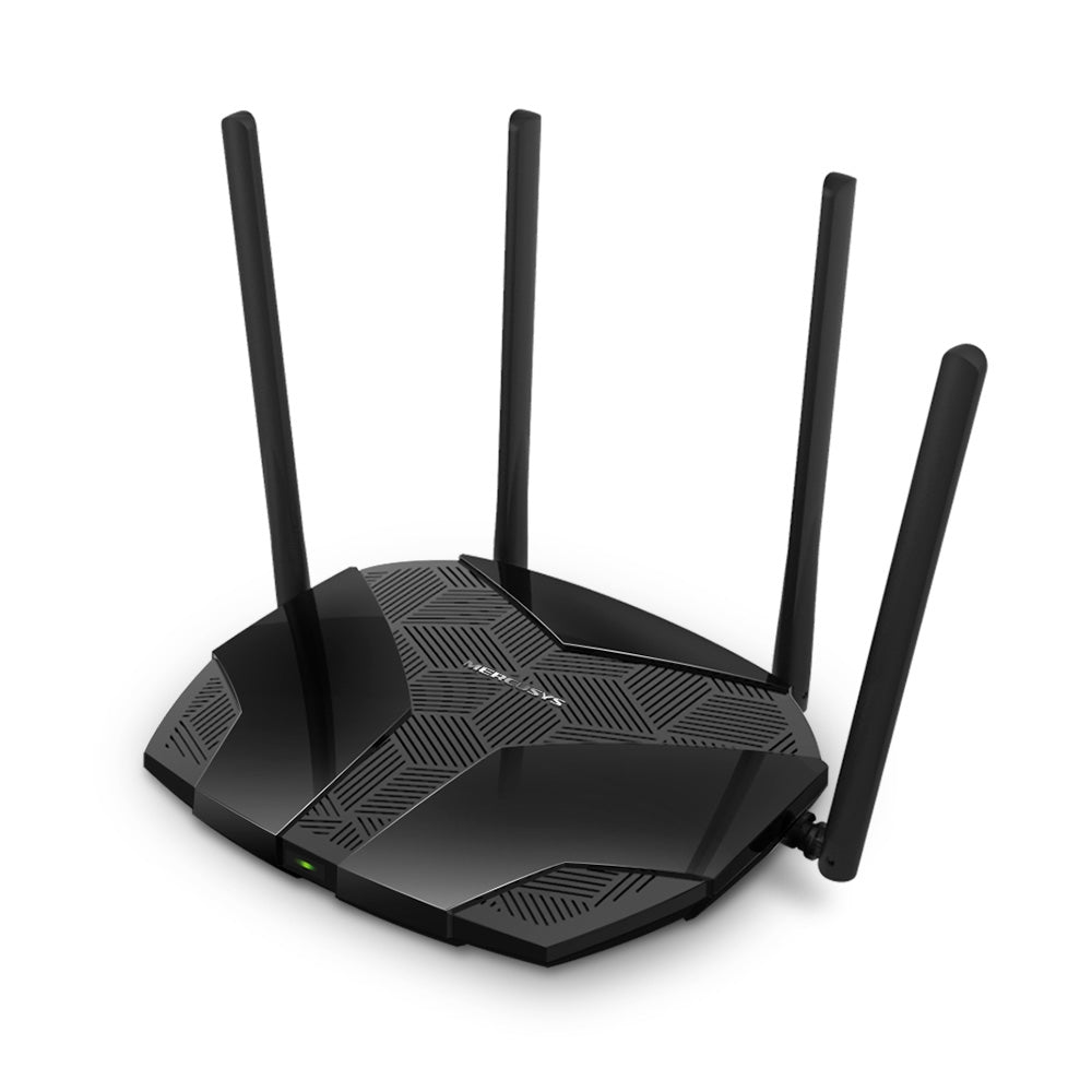 Mercusys MR70X router inalámbrico Gigabit Ethernet Doble banda (2,4 GHz / 5 GHz) Negro