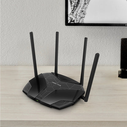 Mercusys MR70X router inalámbrico Gigabit Ethernet Doble banda (2,4 GHz / 5 GHz) Negro