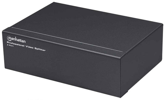 Video Splitter Manhattan Profesional 4 Puertos VGA/SVGA/Multisync