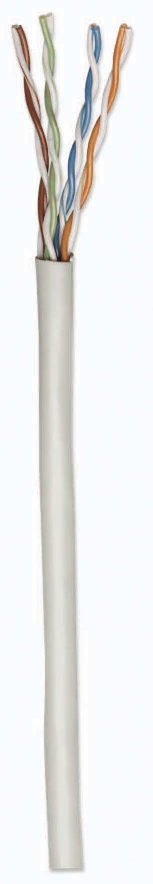 Intellinet 334136 cable de red Gris 305 m U/UTP (UTP)