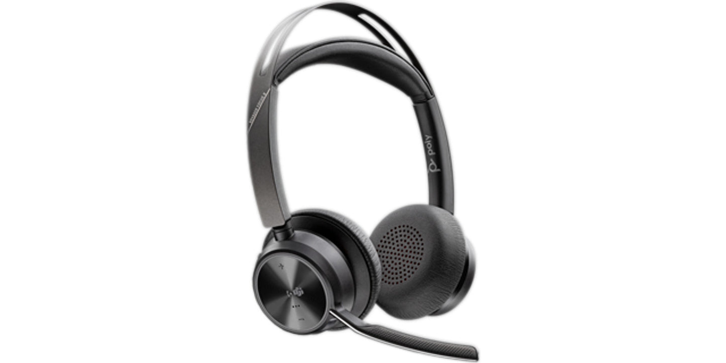 HP Poly Voyager Focus 2 Inalámbrico Diadema Oficina/Centro de llamadas USB Tipo C Bluetooth Negro