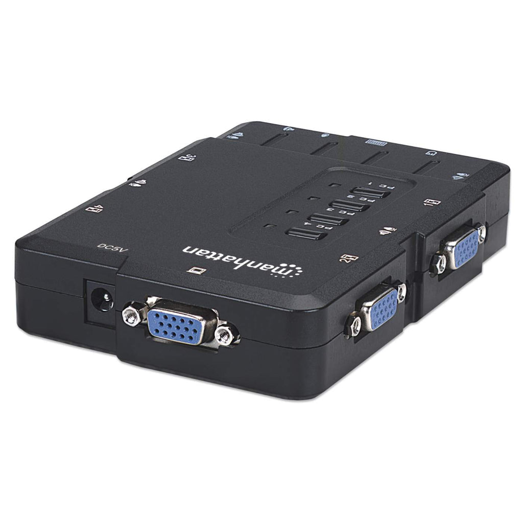 Manhattan 151269 interruptor KVM Negro
