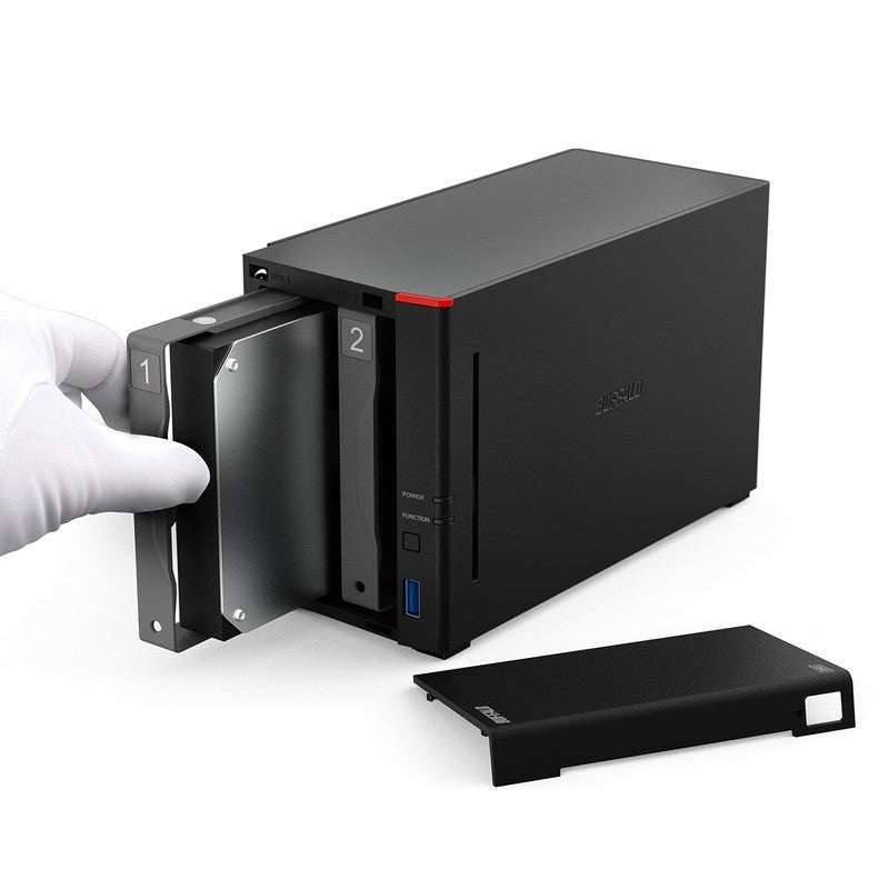 Buffalo LinkStation LS720D NAS 16 TB Unidad de disco duro Negro