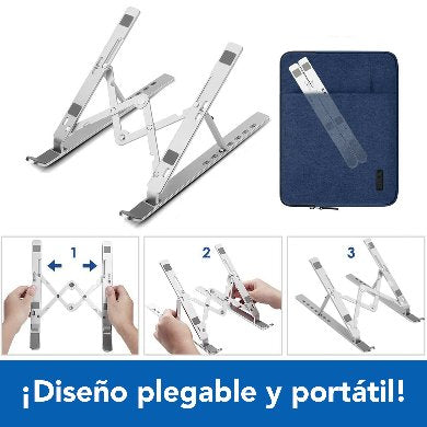 BRobotix 263564 soporte para laptop Soporte para computadora portátil Aluminio