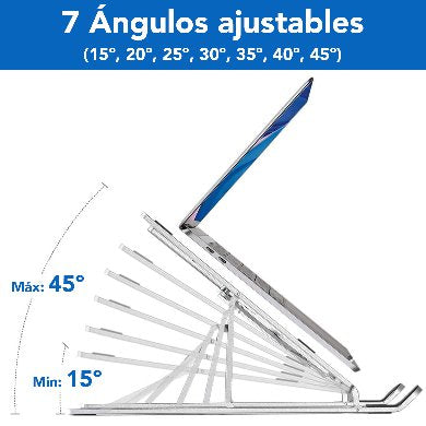 BRobotix 263564 soporte para laptop Soporte para computadora portátil Aluminio