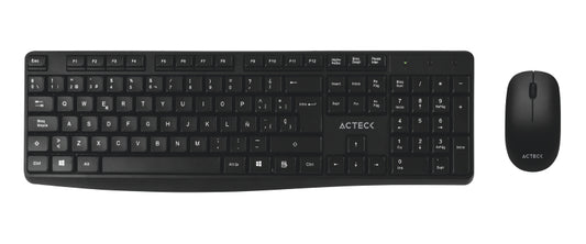 Acteck KT25 teclado Ratón incluido Universal RF inalámbrico Negro