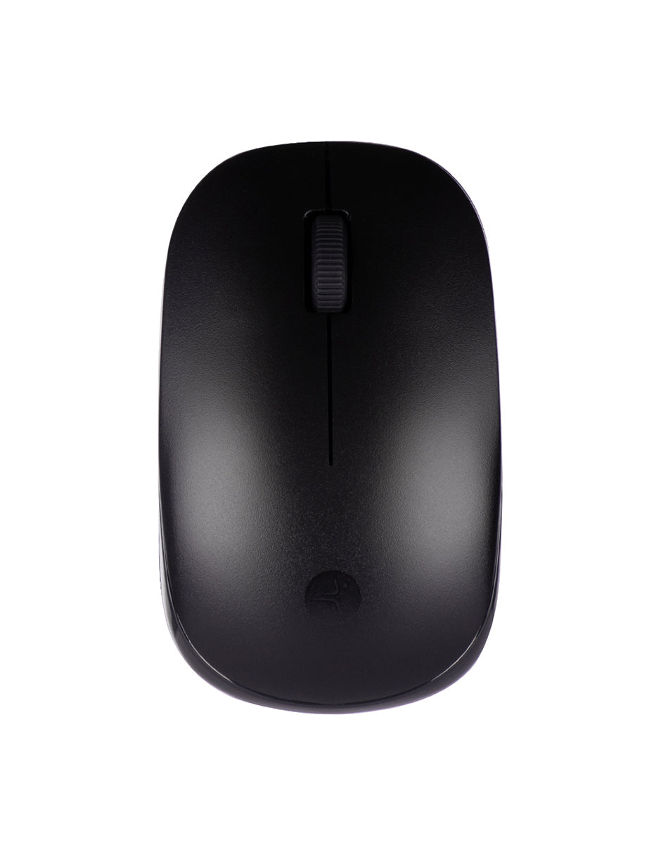 Kit TechZone Profesional Inalambrico Elegante Teclado y Mouseu de 3Botones con 1200 Dpi y Descansa Muñecas Alc
