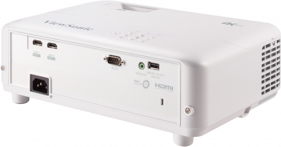 Viewsonic PX701-4K video proyector Proyector de alcance estándar 3200 lúmenes ANSI DMD UHD 4K (3840x2160) Blanco