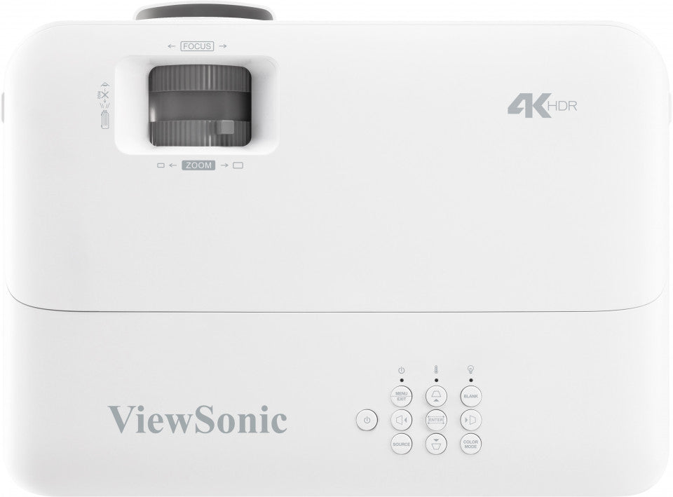 Viewsonic PX701-4K video proyector Proyector de alcance estándar 3200 lúmenes ANSI DMD UHD 4K (3840x2160) Blanco
