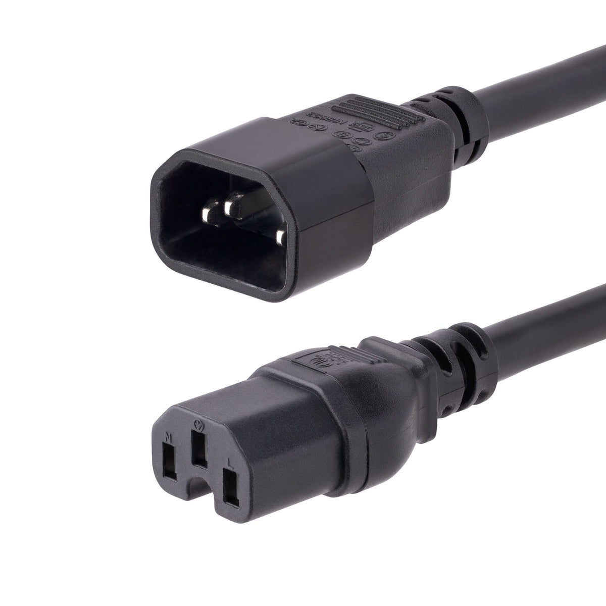 StarTech.com H1415-10F-POWER-CORD cable de alimentación Negro 3.05 m Acoplador C14 Acoplador C15