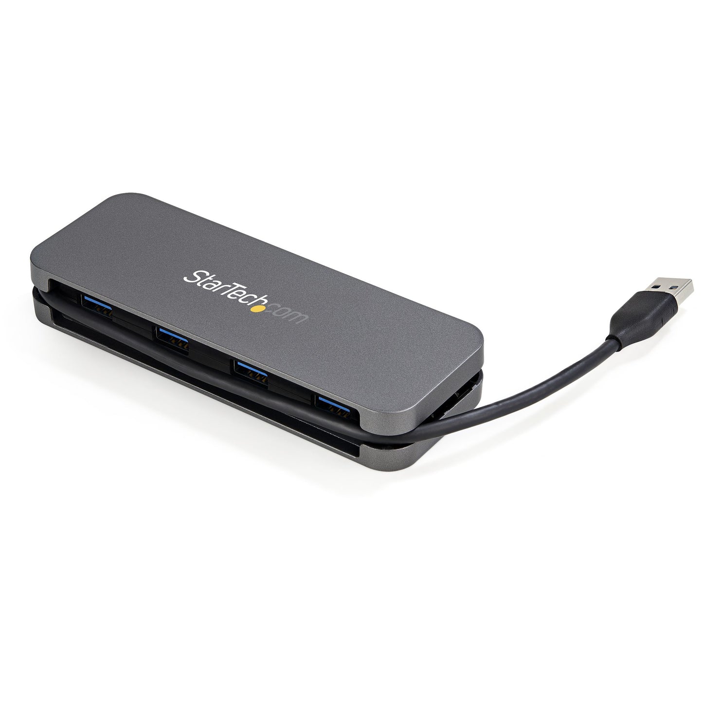 StarTech.com HB30AM4AB nodo concentrador USB 3.2 Gen 1 (3.1 Gen 1) Type-A 5000 Mbit/s Negro, Gris