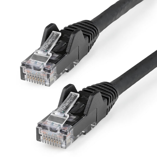 StarTech.com N6LPATCH5MBK cable de red Negro 5 m Cat6 U/UTP (UTP) Alrededor
