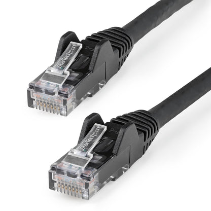 StarTech.com N6LPATCH50CMBK cable de red Negro 0.5 m Cat6 U/UTP (UTP) Alrededor