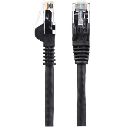 StarTech.com N6LPATCH50CMBK cable de red Negro 0.5 m Cat6 U/UTP (UTP) Alrededor