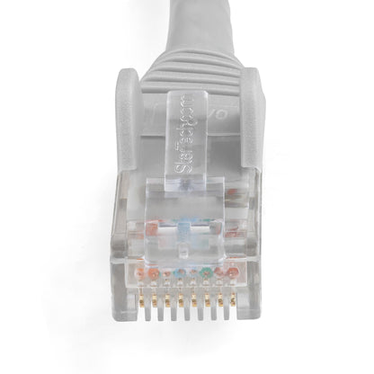 StarTech.com N6LPATCH3MGR cable de red Gris 3 m Cat6 U/UTP (UTP) Alrededor