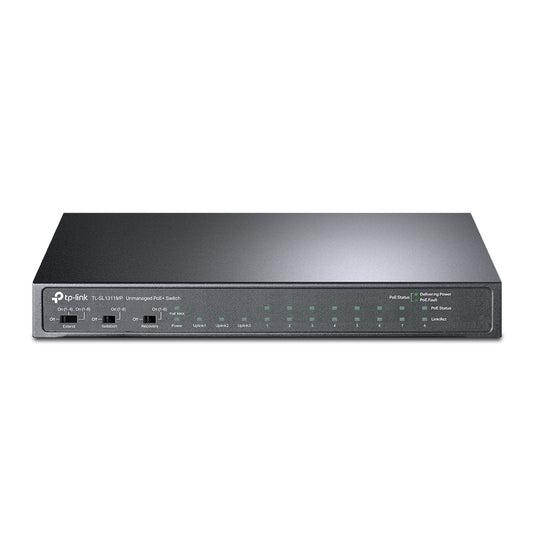 TP-Link TL-SL1311MP dispositivo de redes No administrado Fast Ethernet (10/100) Energía sobre Ethernet (PoE) Negro