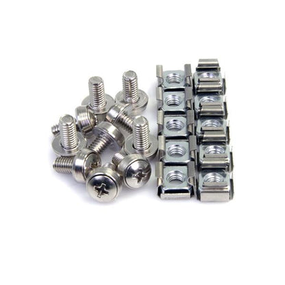 StarTech.com CABSCREWM62 tornillo o tuerca 12 mm 100 pieza(s)