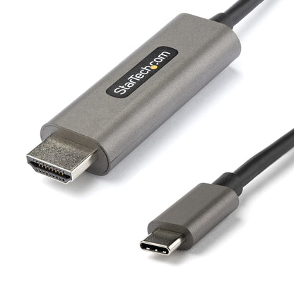StarTech.com CDP2HDMM2MH adaptador de cable de vídeo HDMI Tipo A (Estándar) USB Tipo C Negro, Plata