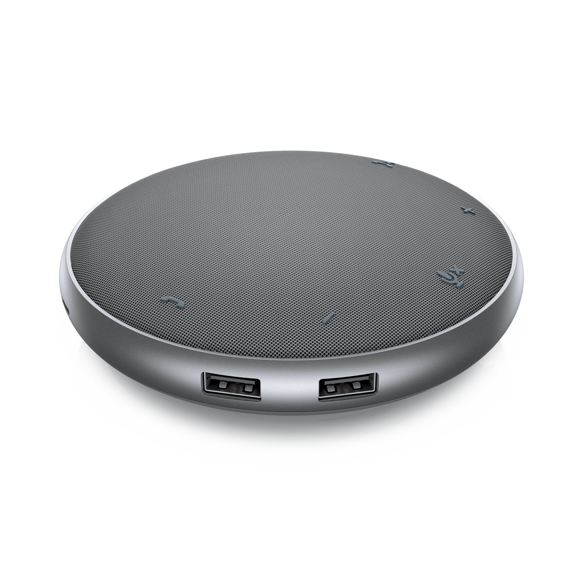 Adaptador Multipuerto y Altavoz Dell MH3021P Speaker Home 2 Puertos USB y Manos Libres Color Plata