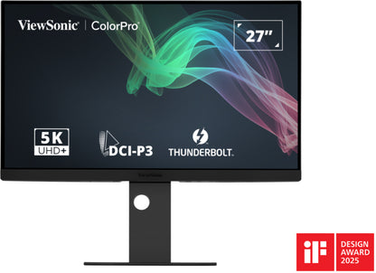 Viewsonic VP2788-5K monitor de computadora 68.6 cm (27") 5120 x 2880 Pixeles 5K Ultra HD LED Negro